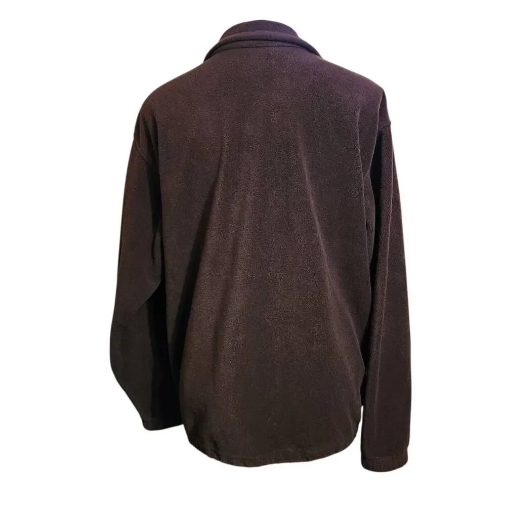 Columbia Sportswear men's‎ full zip fleece jacket heathered charcoal Large